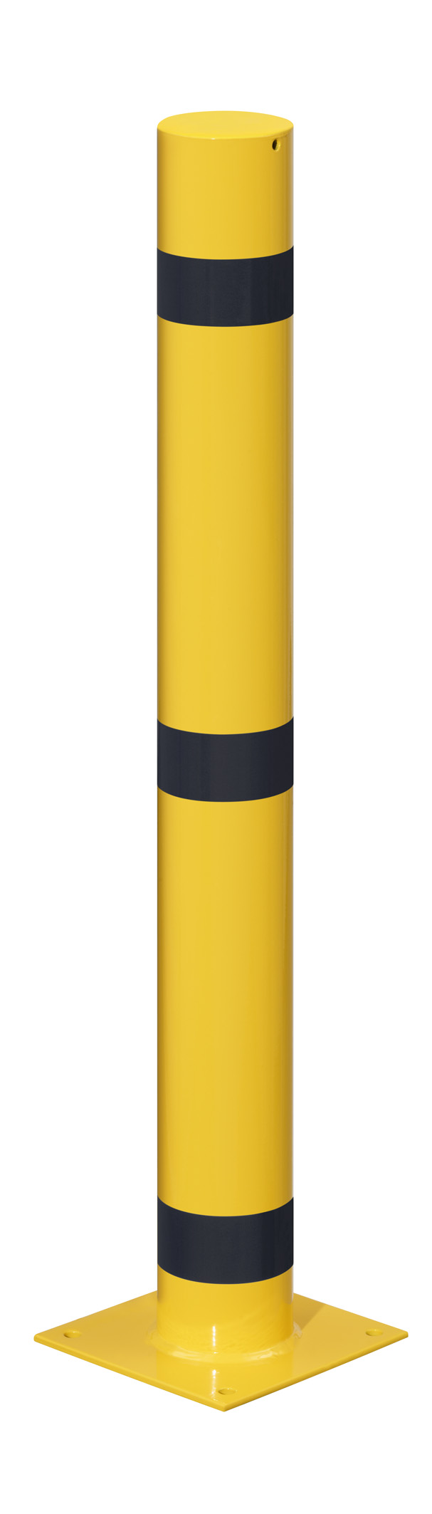 Absperrpfosten ¢ 102 mm aus Stahl