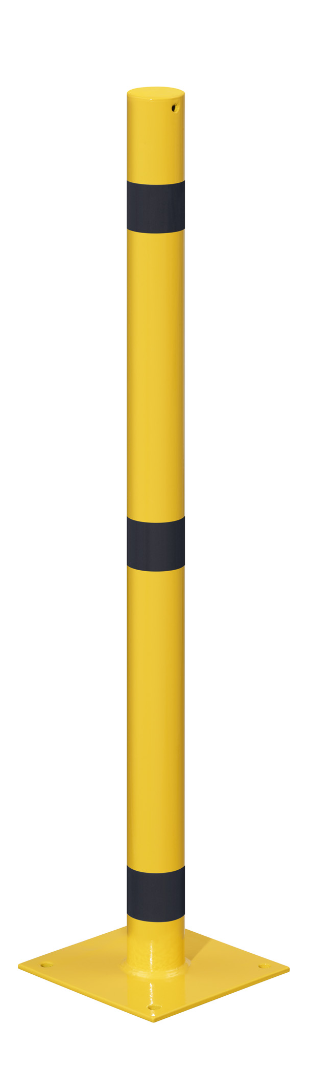 Absperrpfosten ¢ 61 mm aus Stahl