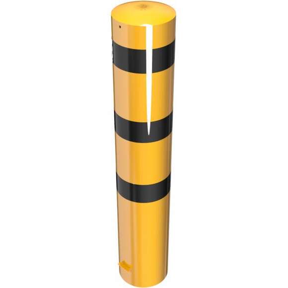 Absperrpoller  Stahlrohr Ø 273 x 5 mm gelb / schwarz