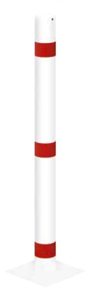 Absperrpfosten ¢ 76 mm aus Stahl