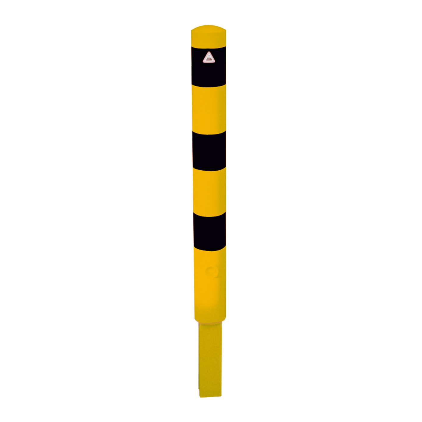 Absperrpoller  Stahlrohr Ø 152 x 3,2 mm herausnehmbar mit Dreikantverschluss oder Profilzylinderschloss