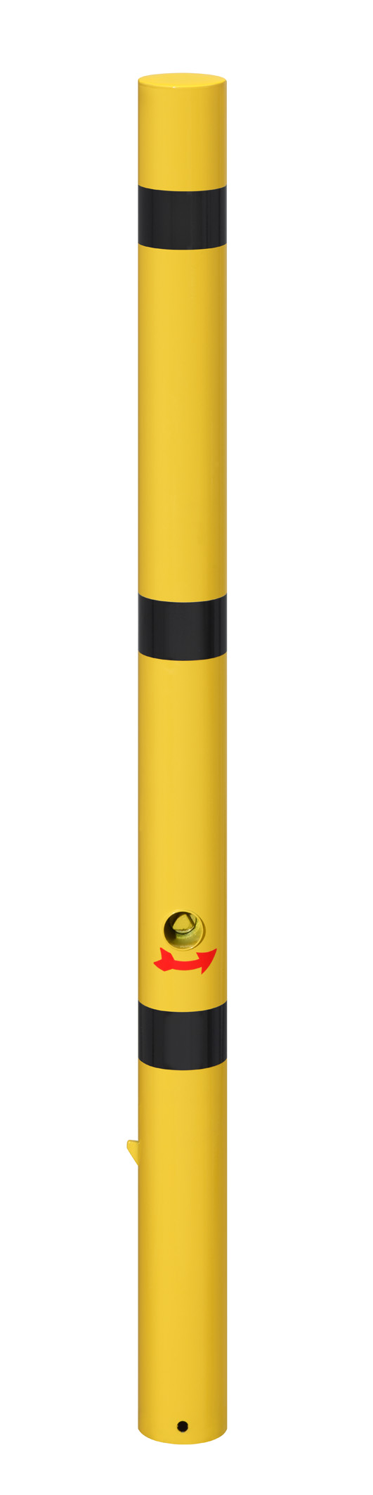 Absperrpfosten ¢ 61 mm aus Stahl