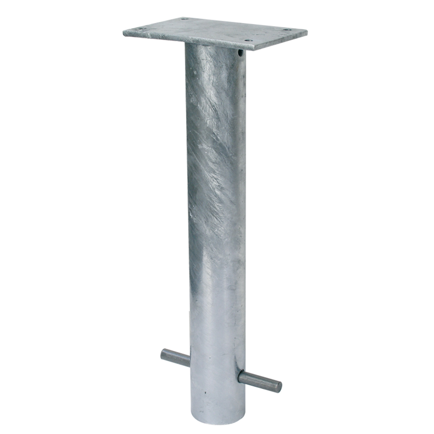 Absperrpfosten 70 x 70 mm ortsfest zum Einbetonieren