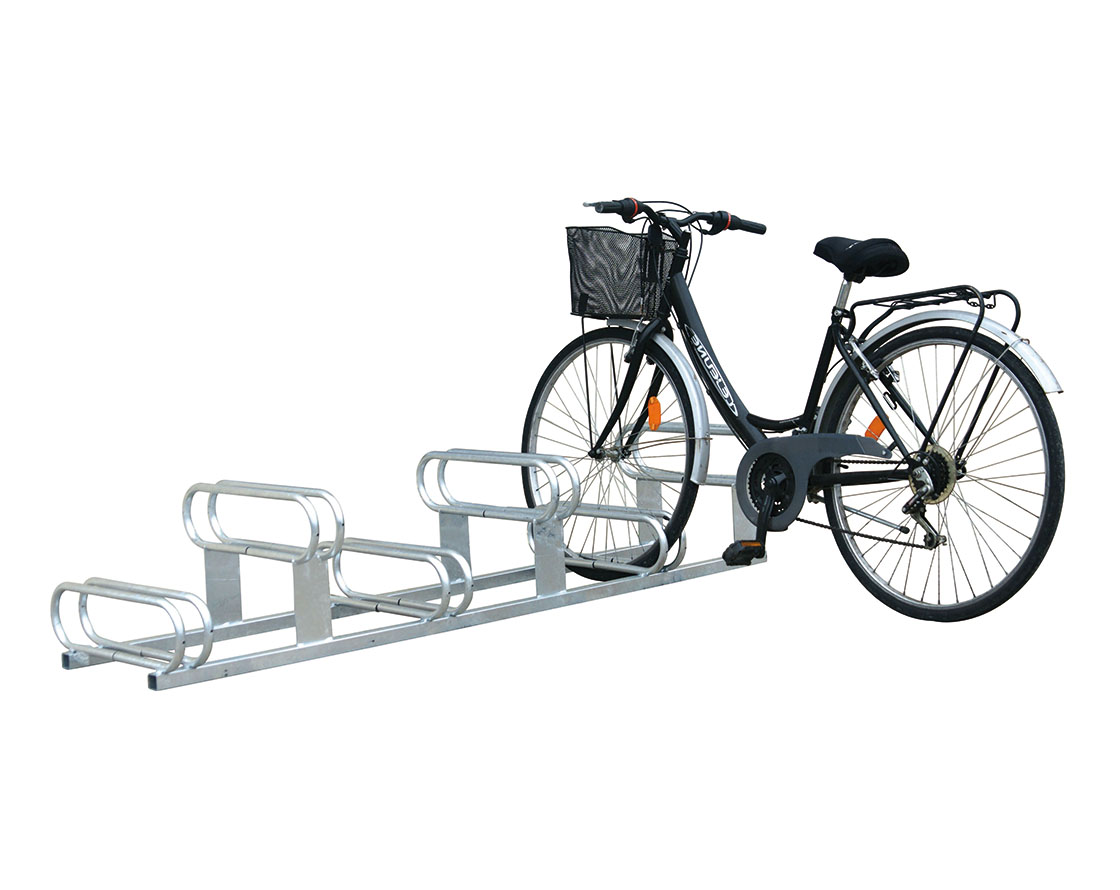 Fahrradständer mit höhenversetzt 6 Plätze