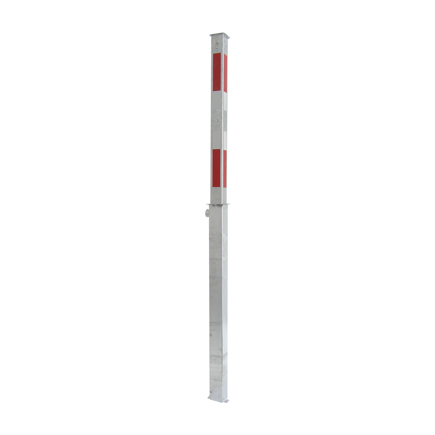 Absperrpfosten 70 x 70 mm ortsfest zum Einbetonieren