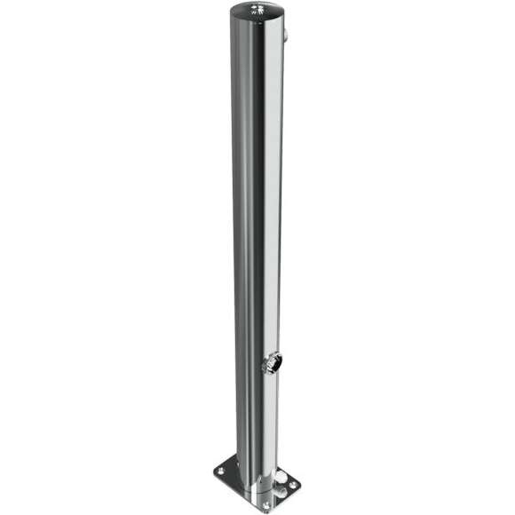 Edelstahlpfosten Ø 76 mm ohne Ziernut