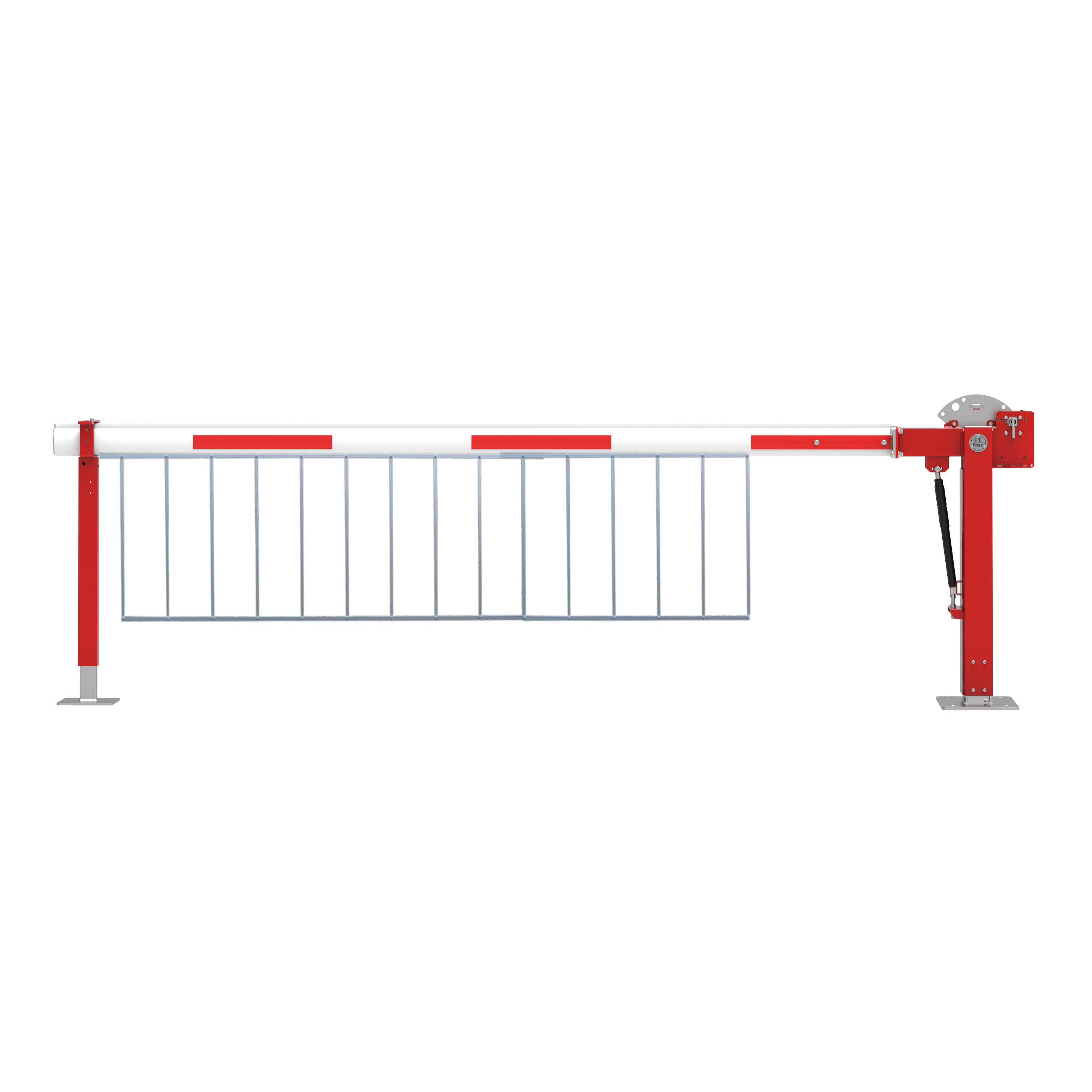Wegesperre WES 350 – Schranke mit Doppel-Hub-Gasdruckfedersystem