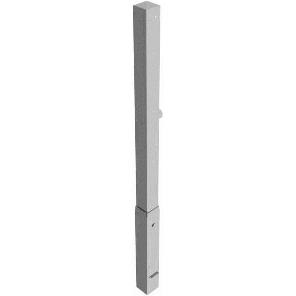 Absperrpfosten 70 x 70 mm herausnehmbar mit Dreikant oder Profilzylinder