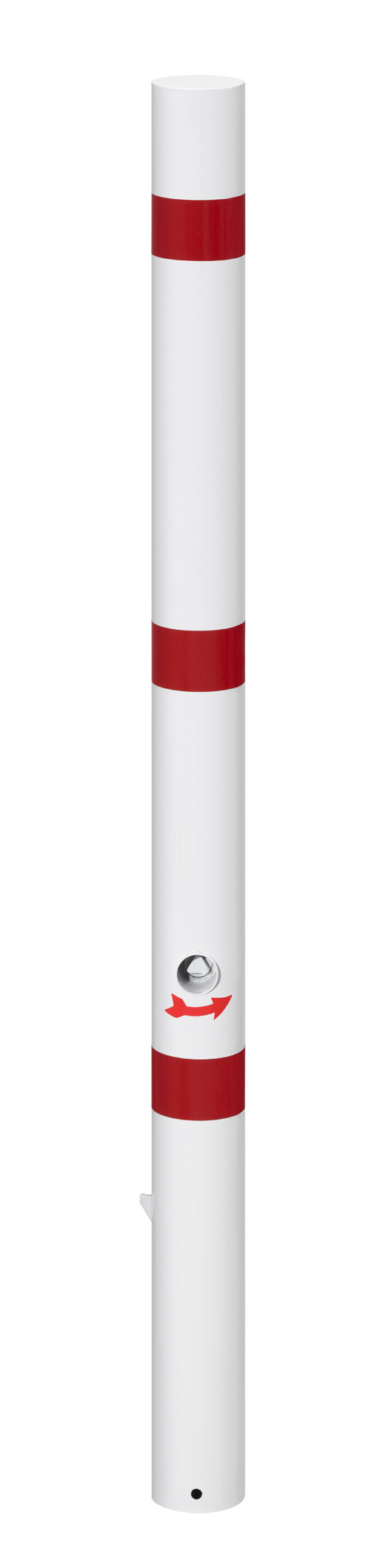 Absperrpfosten ¢ 61 mm aus Stahl