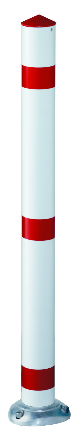 Absperrpfosten ¢ 76 mm aus Aluminium