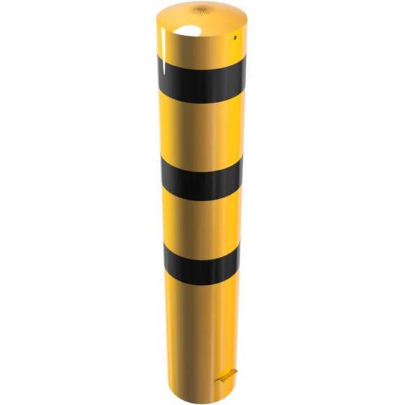 Absperrpoller  Stahlrohr Ø 273 x 5 mm gelb / schwarz