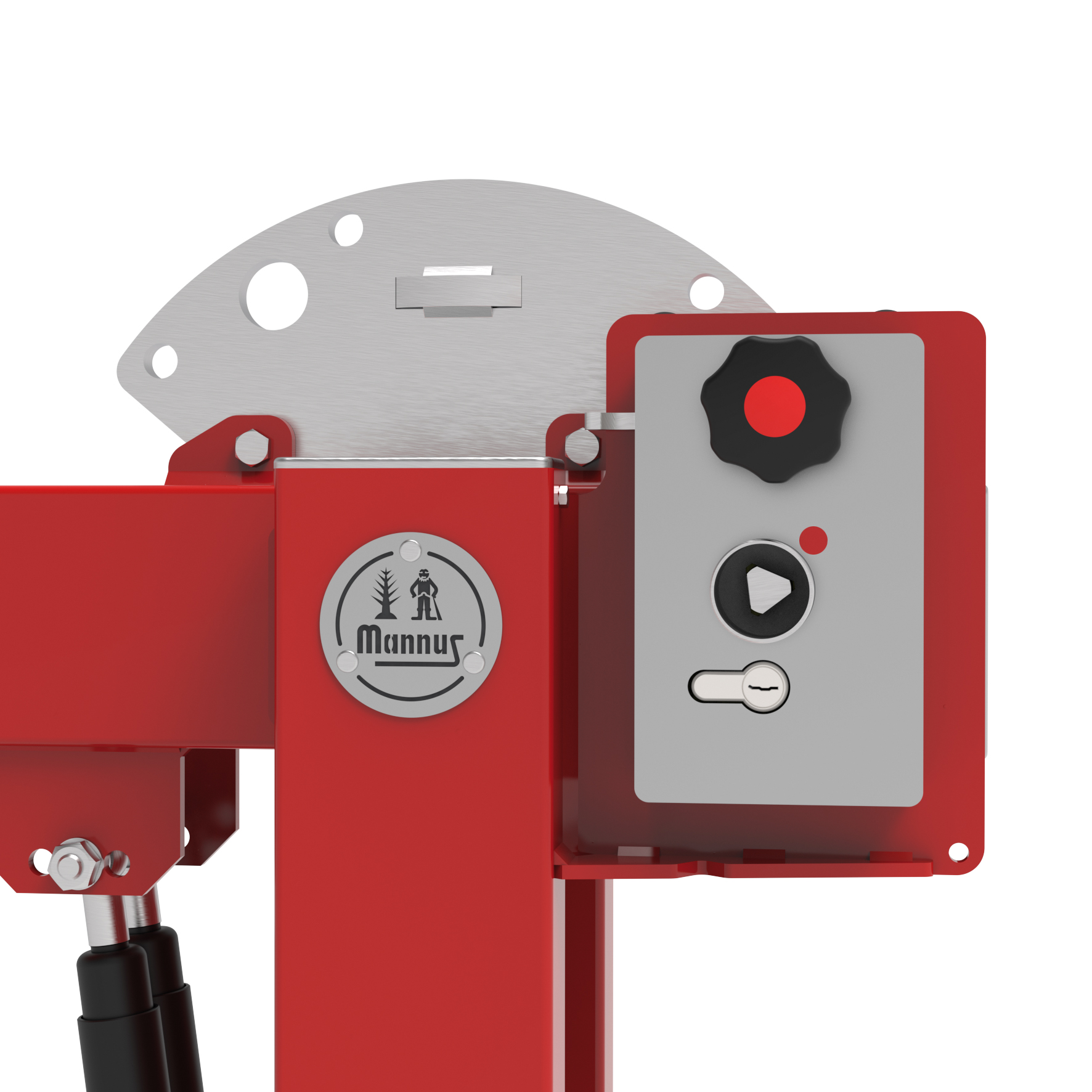 Wegesperre WES 350 – Schranke mit Doppel-Hub-Gasdruckfedersystem