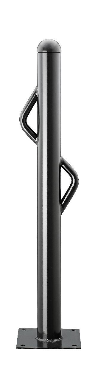 Absperrpfosten ¢ 76 mm aus Aluminium