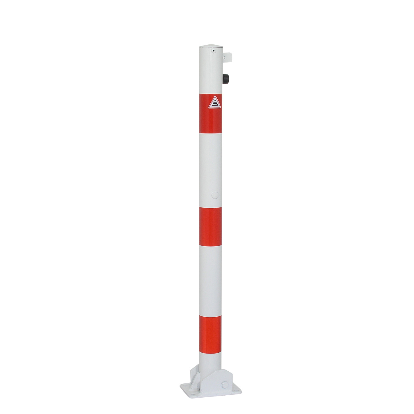 Absperrpfosten Stahlrohr Ø 60 x 2,5 mm umlegbar für Vorhangschloss