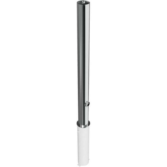 Edelstahlpfosten Ø 76 mm ohne Ziernut