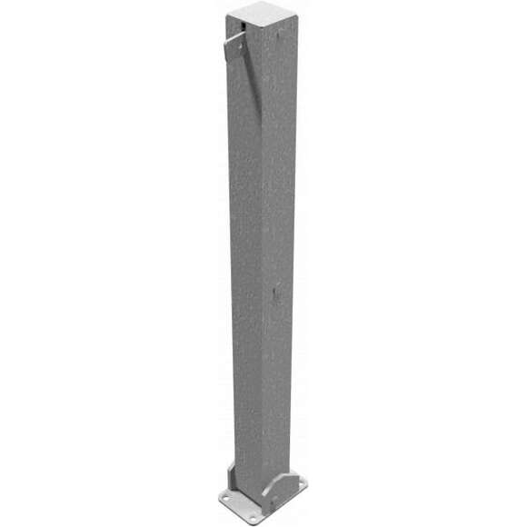 Absperrpfosten 70 x 70 mm umlegbar für Vorhangschloss