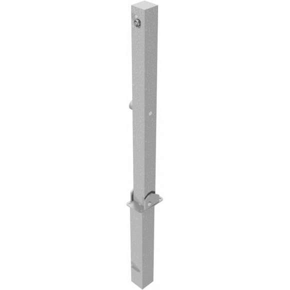 Absperrpfosten 70 x 70 mm umlegbar und herausnehmbar