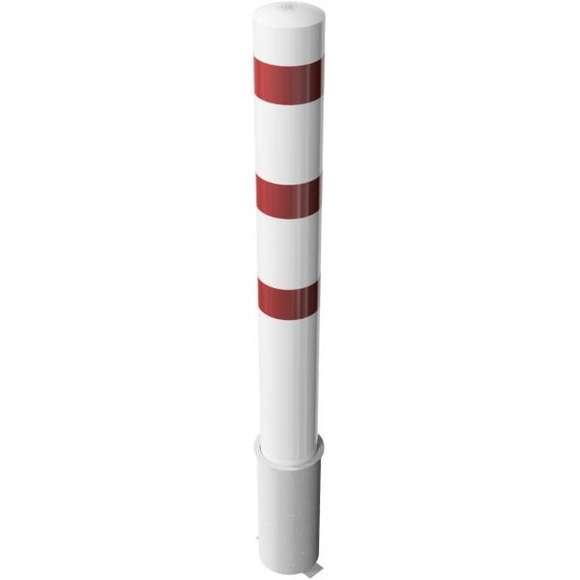 Absperrpoller  Stahlrohr Ø 193 x 3,6 mm ortsfest zum Einbetonieren