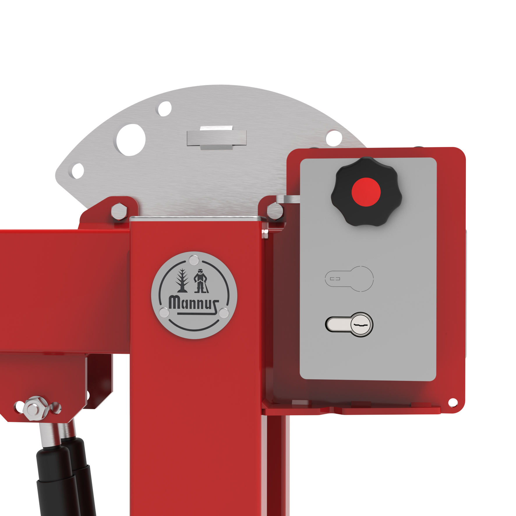 Wegesperre WES 350 – Schranke mit Doppel-Hub-Gasdruckfedersystem