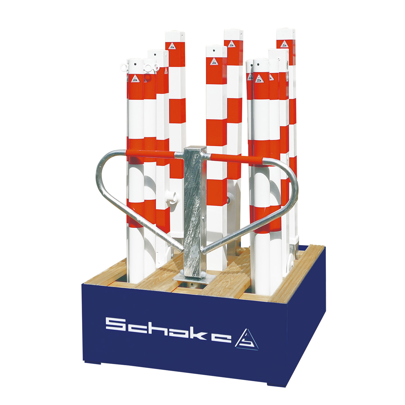Absperrpfosten 70 x 70 mm ortsfest zum Einbetonieren