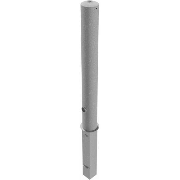 Absperrpfosten Stahlrohr Ø 108 x 2,9 mm herausnehmbar mit Dreikantverschluss
