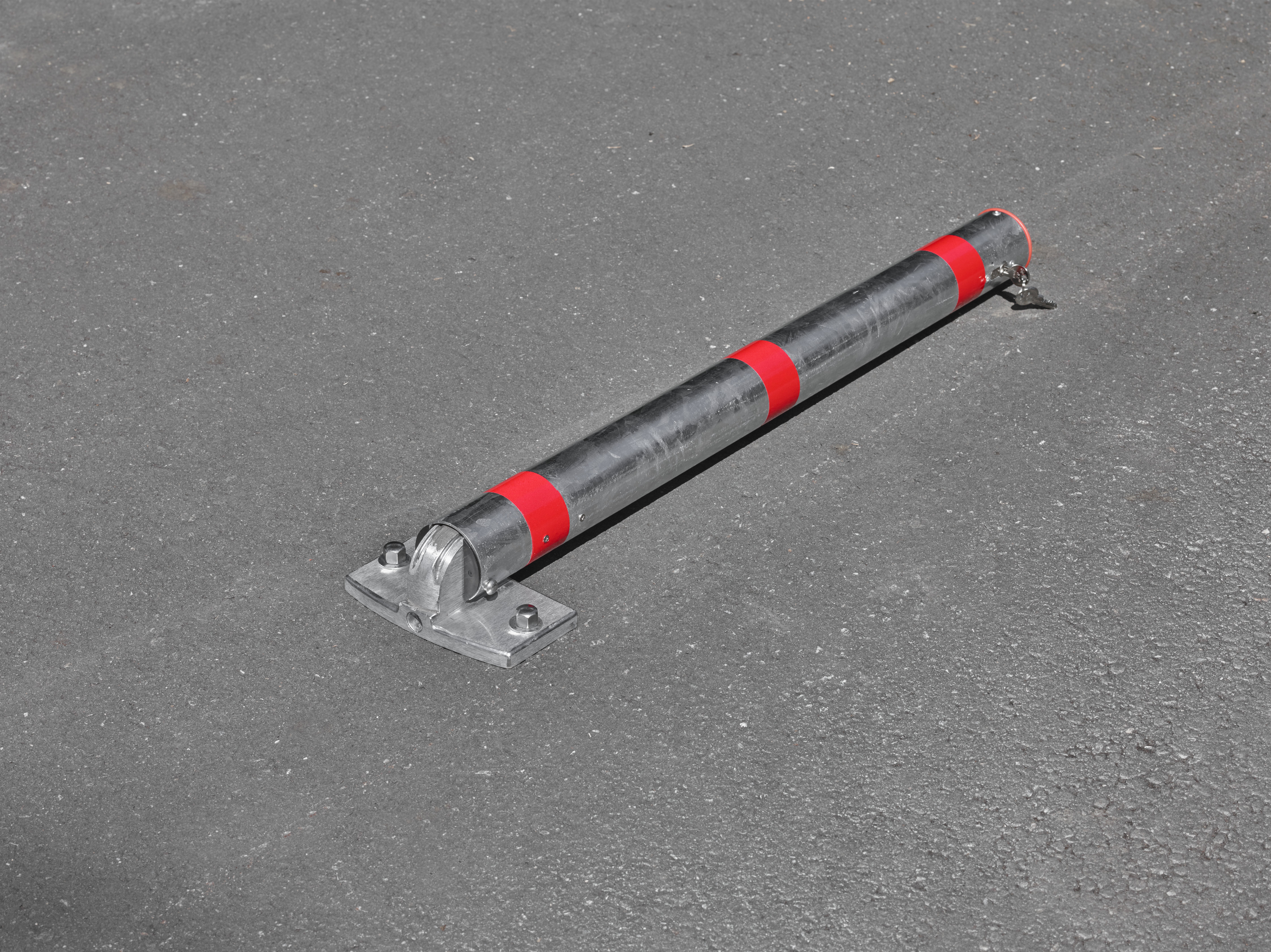 Absperrpfosten ¢ 76 mm aus Aluminium