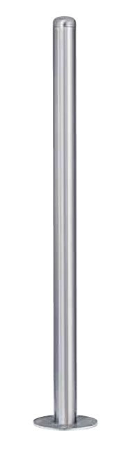 Absperrpfosten aus Edelstahl ¢ 61 mm
