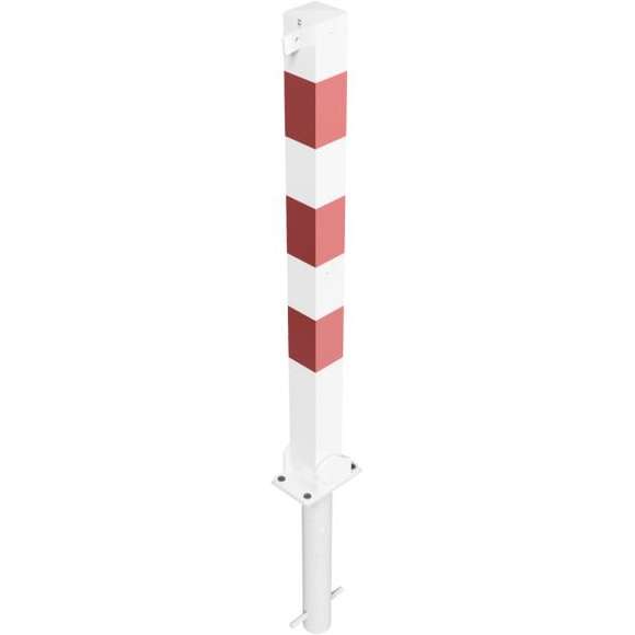 Absperrpfosten 70 x 70 mm umlegbar für Vorhangschloss