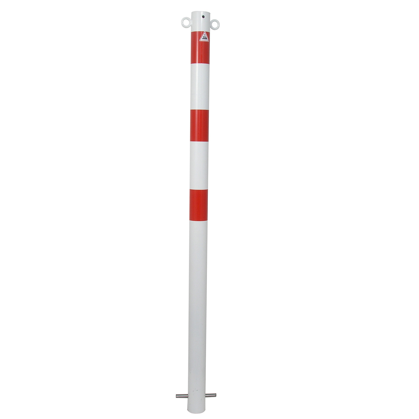 Absperrpfosten Stahlrohr Ø 60 x 2,5 mm ortsfest zum Einbetonieren